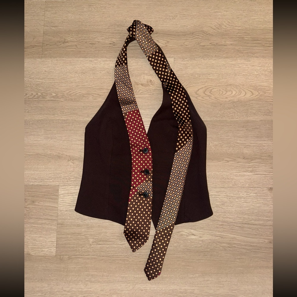 Zara tie halter top size xs